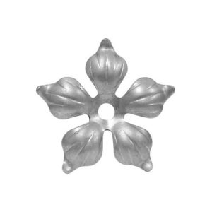 Stamped Steel 5 Petal Flower