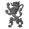 Design Small Cast Iron Lions (Pair)