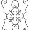 Castings Scroll Rosette Panel