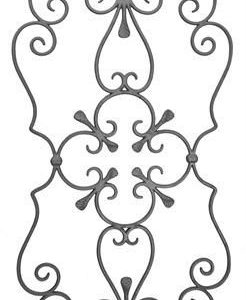 Castings Scroll Rosette Panel